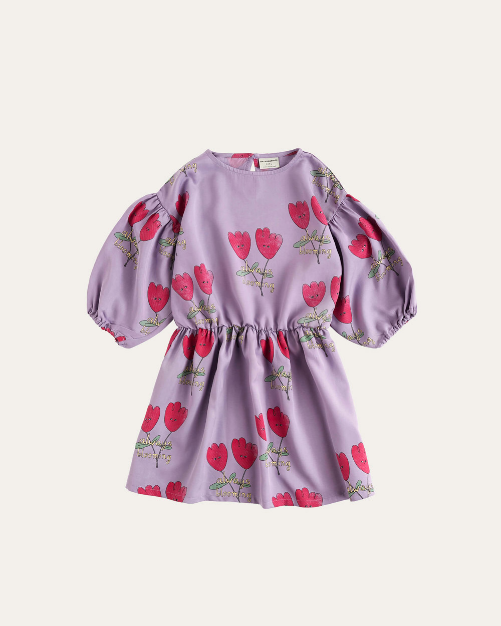 [THE CAMPAMENTO]Flowers Purple Dress [4Y]