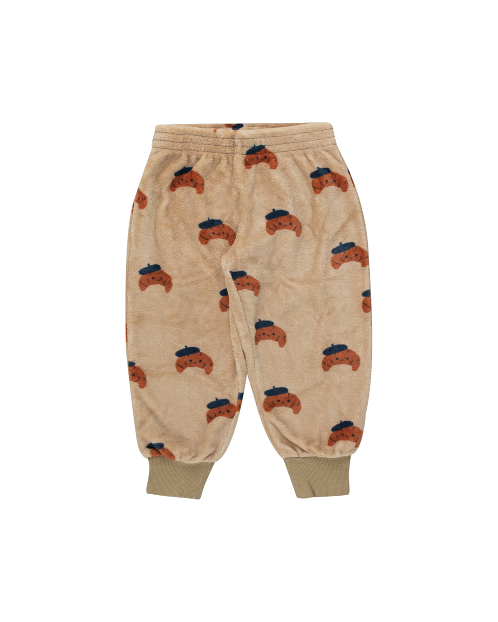 [TINY COTTONS]CROISSANT POLAR SWEATPANT /taupe [4Y]