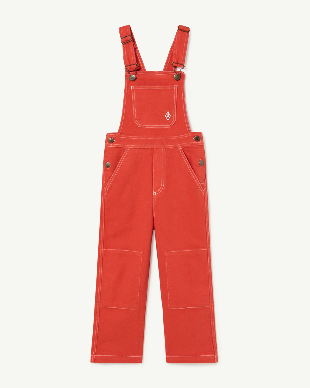 [TAO]S23057_251_CE /MULE KIDS JUMPSUIT Red Logo [6Y]