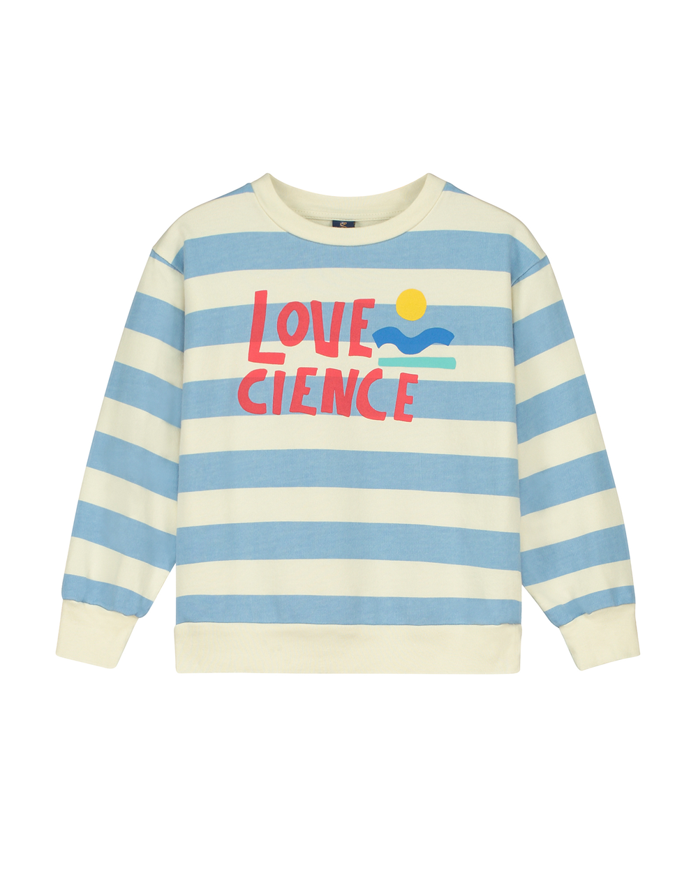 [ BONMOT ] Sweatshirt stripe science[10-11Y]