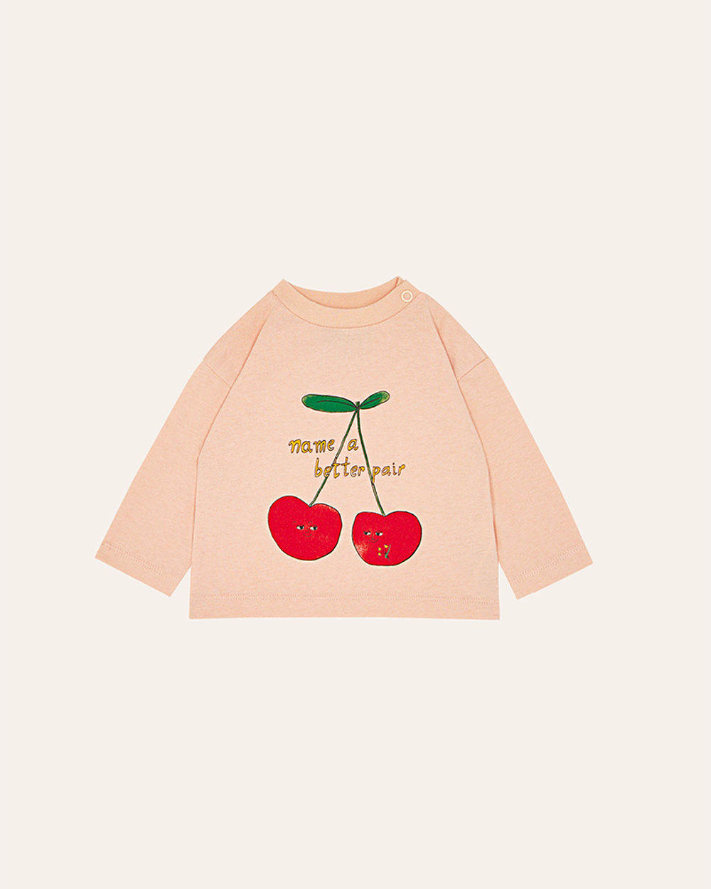 [ THE CAMPAMENTO ] CHERRIES LONG SLEEVES BABY TSHIRT [18m-24m]