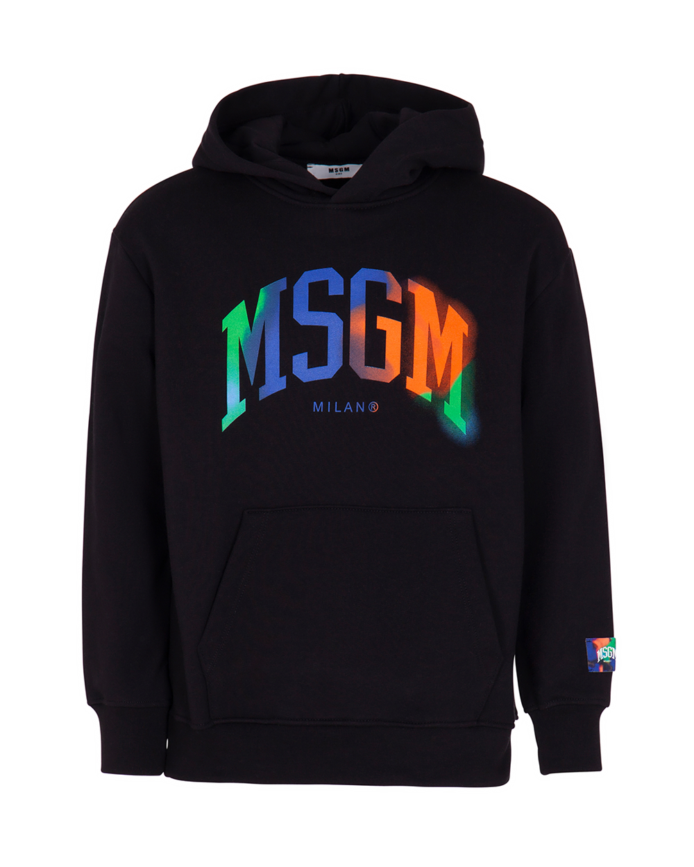 [MSGM] HOODIE BOY NERO/BLACK [8Y]