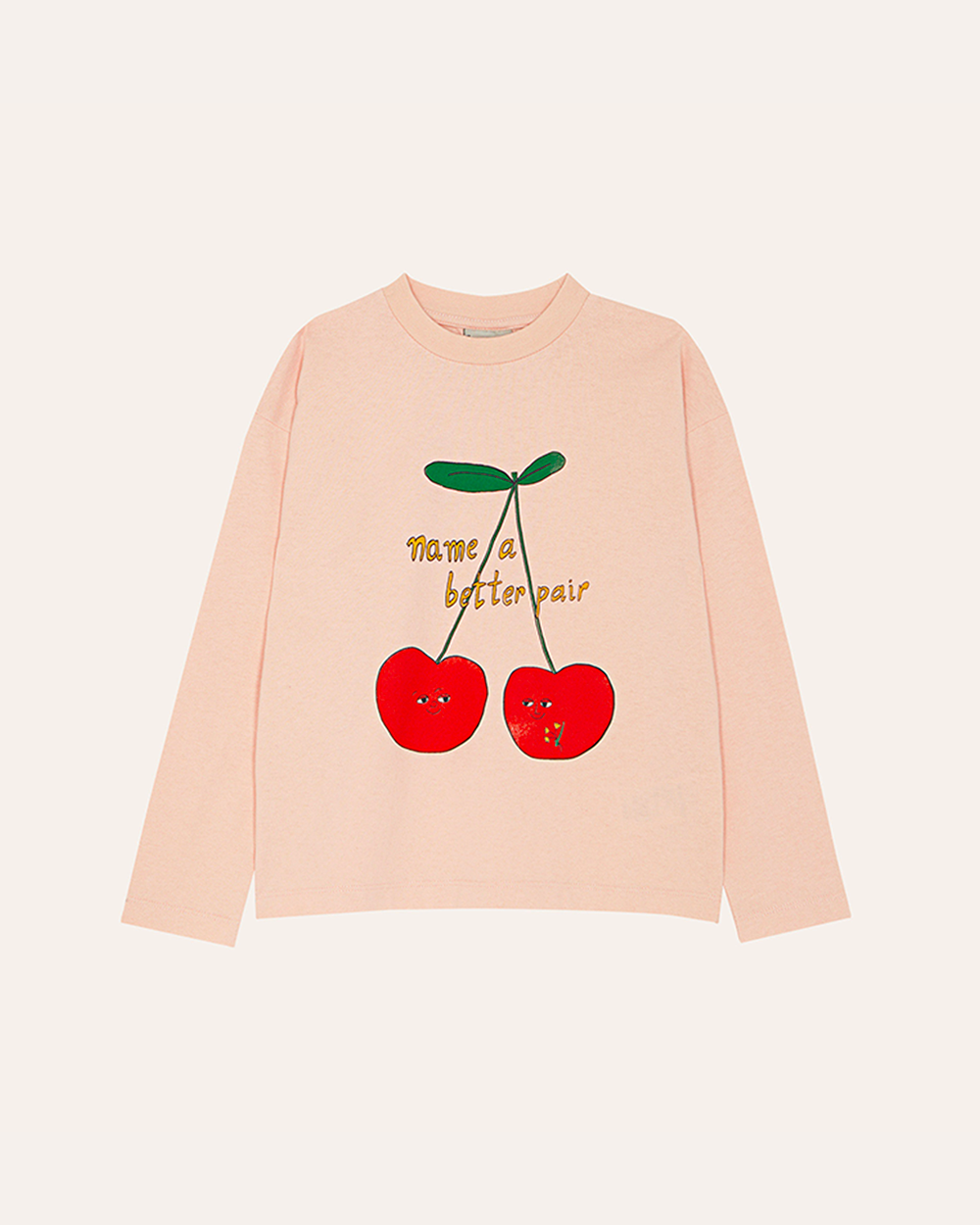 [ THE CAMPAMENTO ] CHERRIES LONG SLEEVES KIDS TSHIRT [5-6Y]