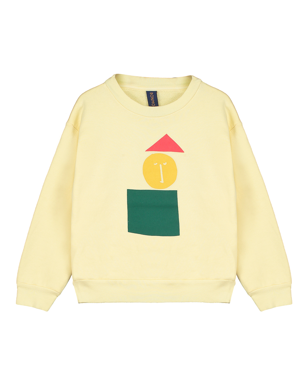 [BONMOT] Sweatshirt slow smily hotel mellow yellow [6-7Y, 10-11Y]