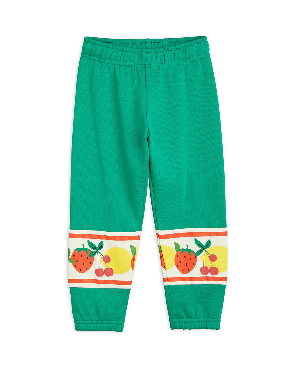 [MINIRODINI] FRUITS BORDER SWEATPANTS [104/110, 116/122]