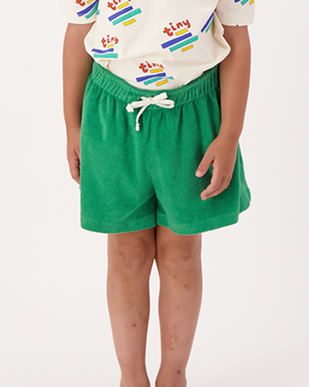 [TINY COTTONS] TOWEL SHORT (pine green) [4Y, 6Y]