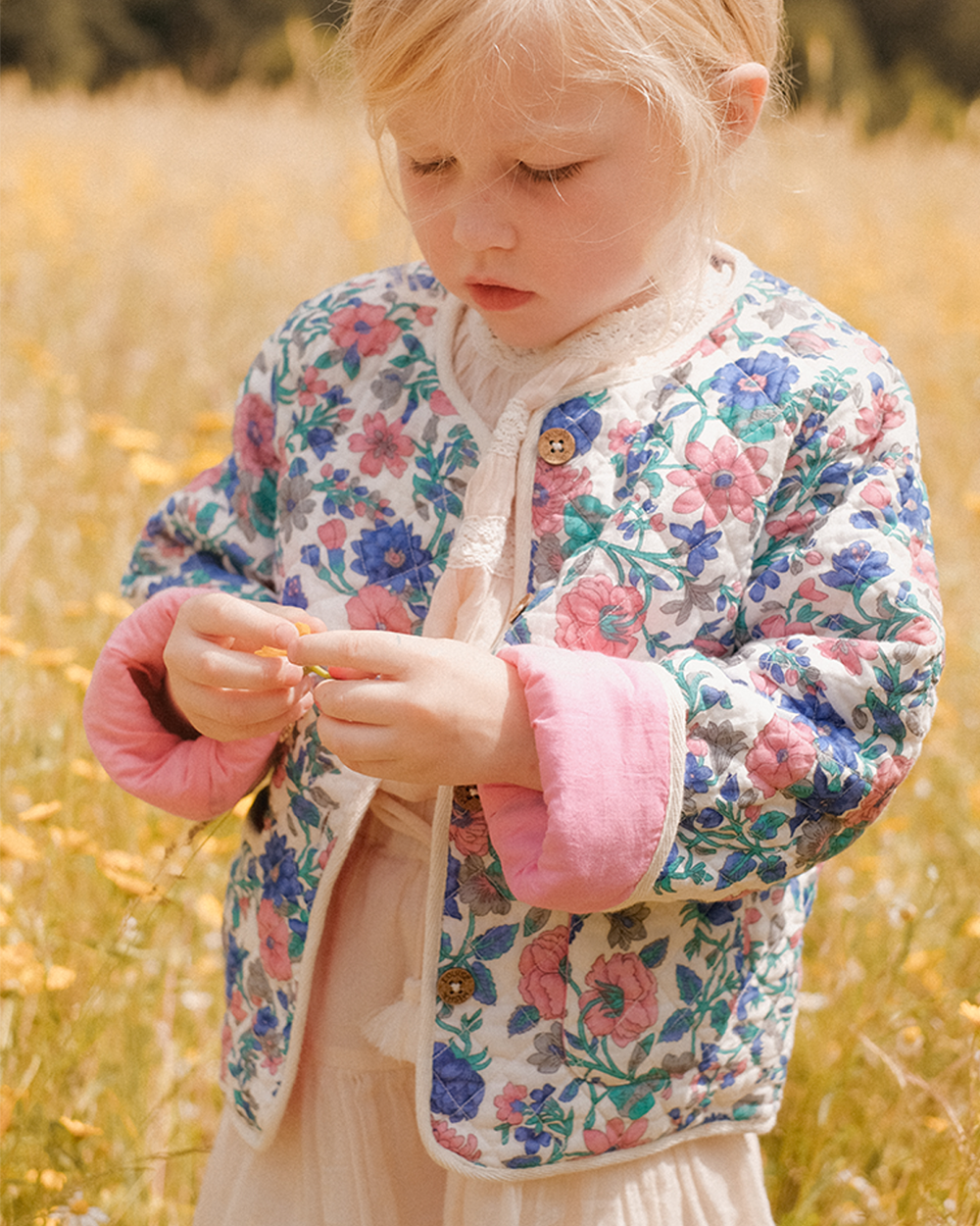 [LOUISE MISHA] JACKET ASTRID (BLUE SUMMER MEADOW)