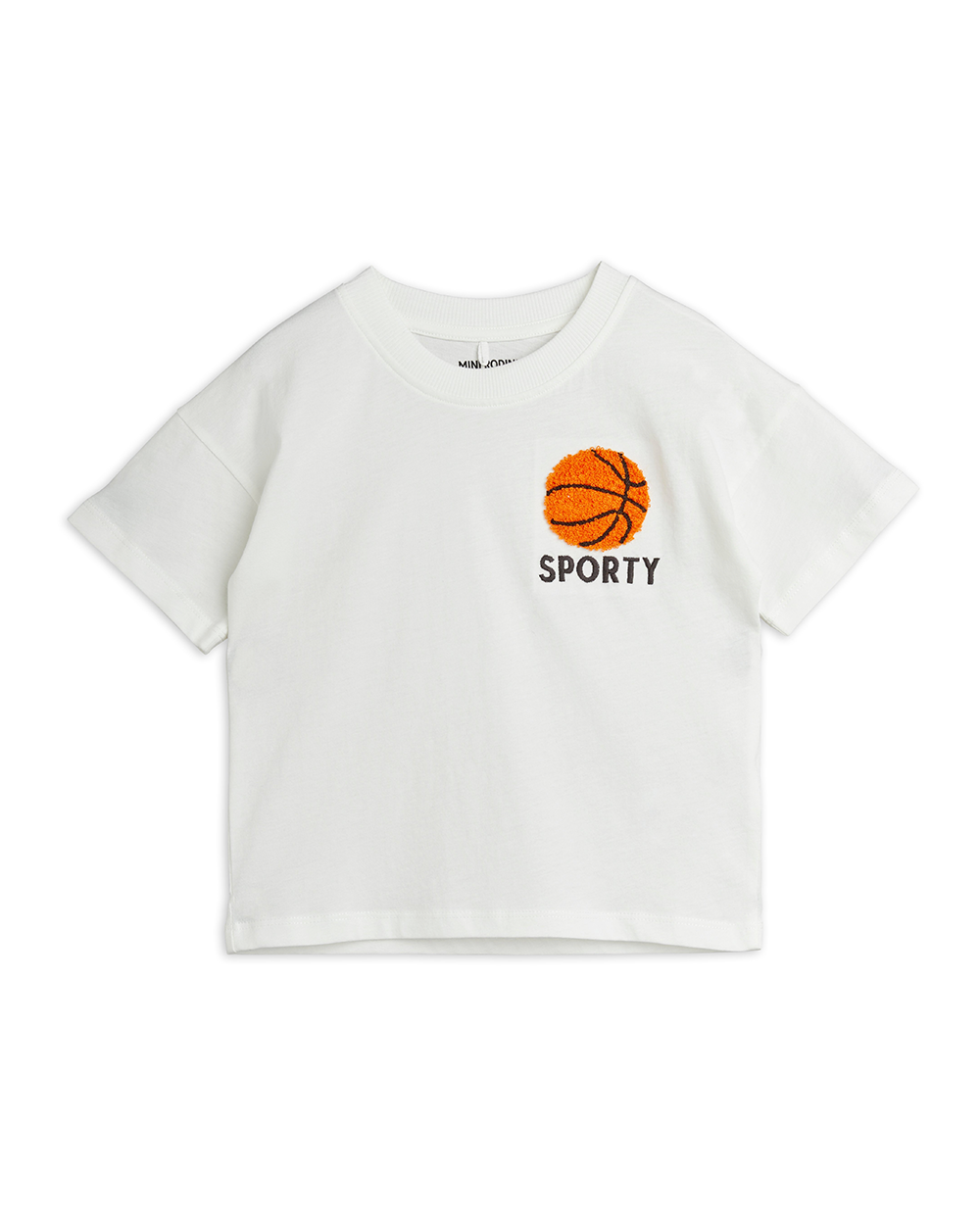 [MINIRODINI] Basketball chenille emb ss tee