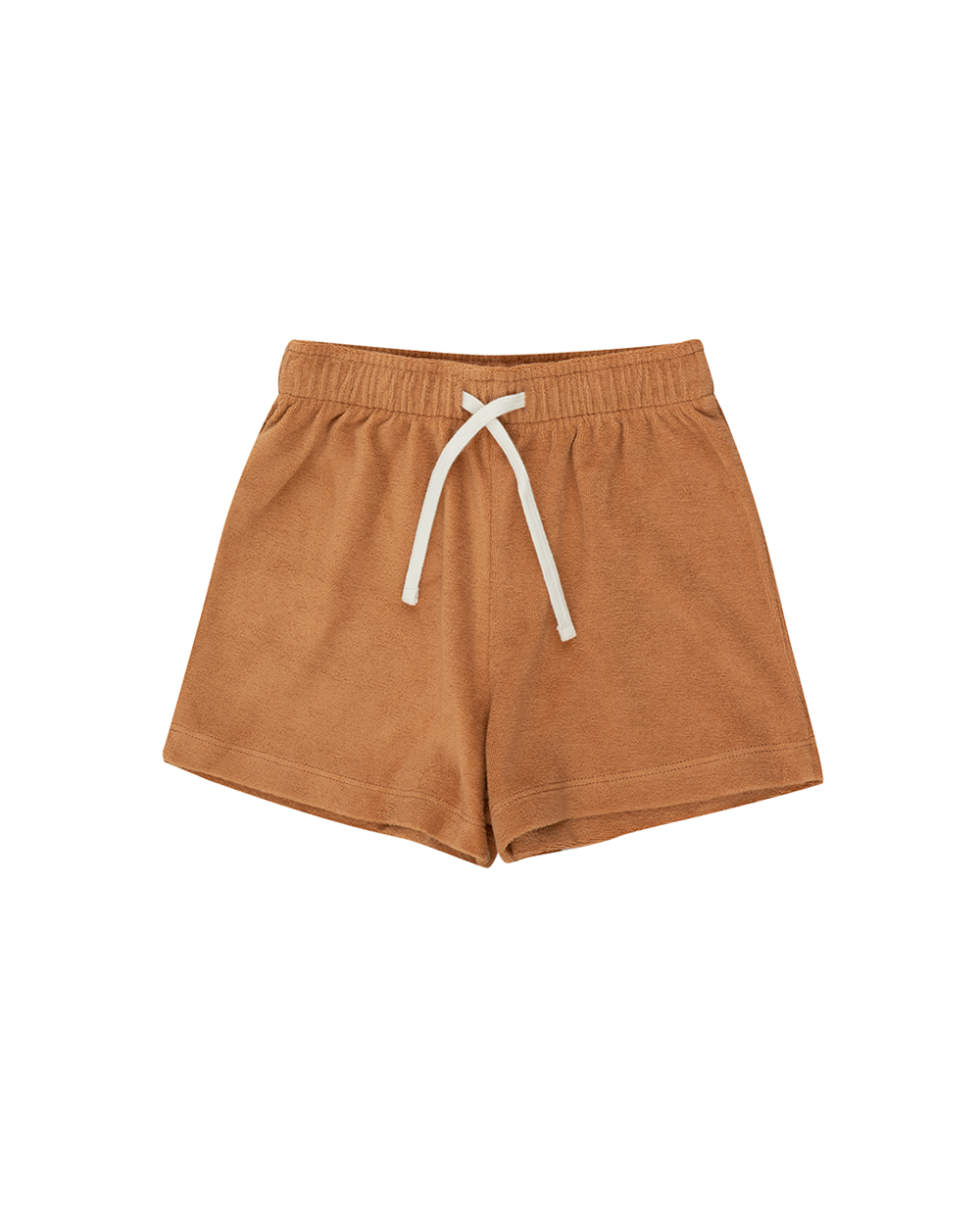 [TINY COTTONS] TOWEL SHORT (dark brown) [6Y]