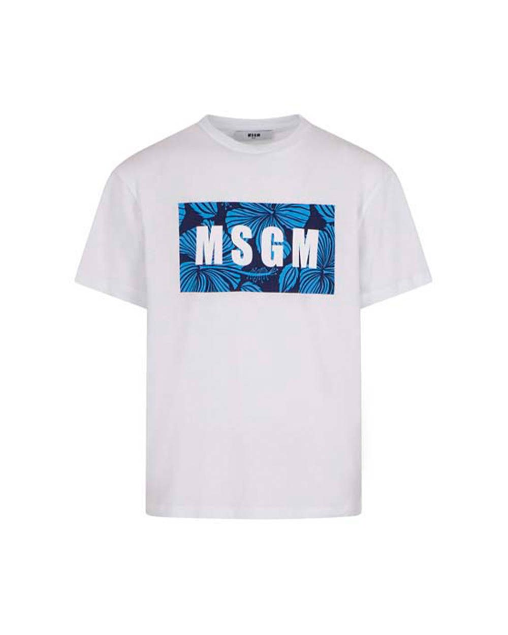 [MSGM] JERSEY T-SHIRT BOY//WHITE/S4MSJBTH257