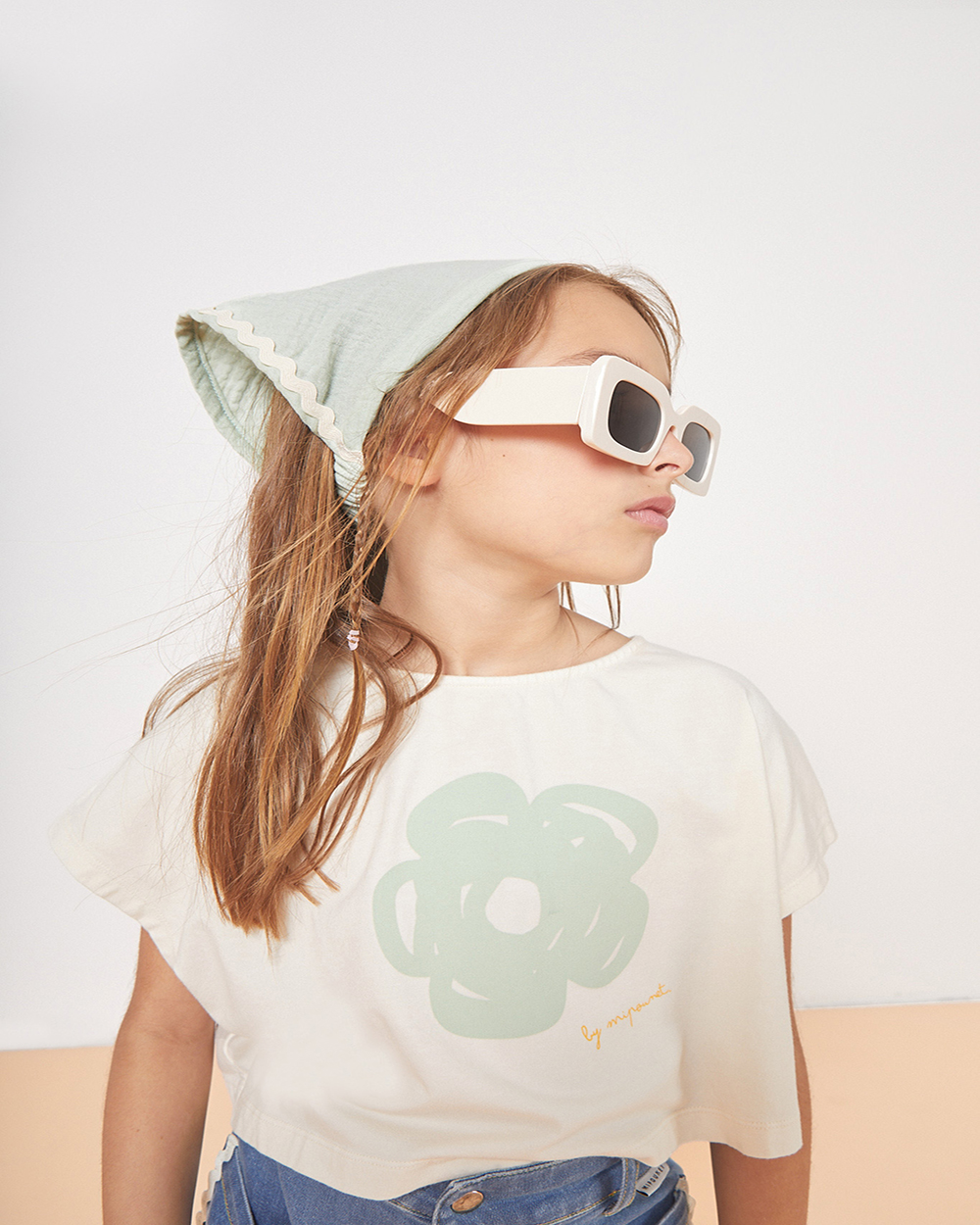 [MIPOUNET] FLORA ORGANIC JERSEY T-SHIRT [6Y, 8Y]