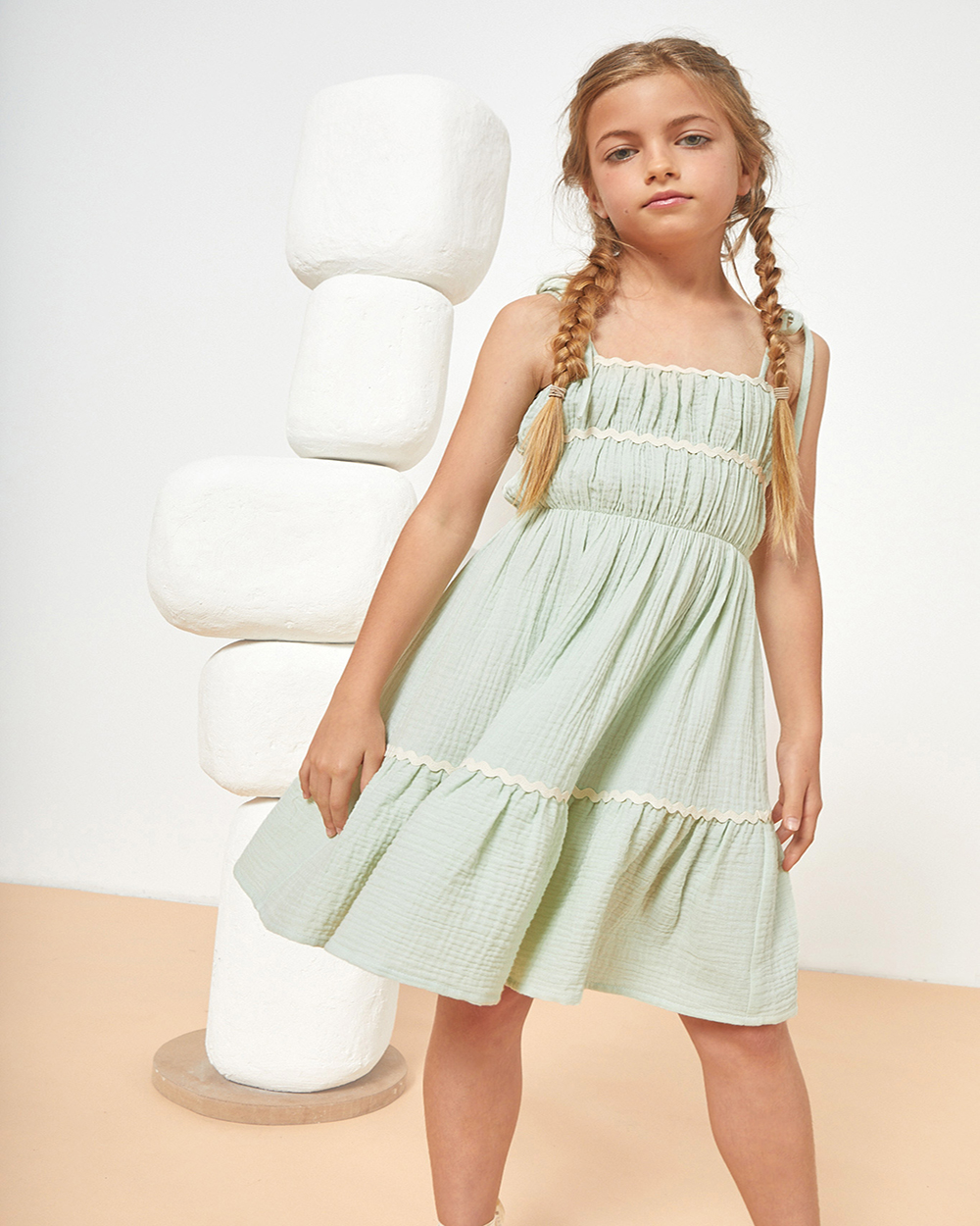 [MIPOUNET] ANETTE MUSLIN DRESS