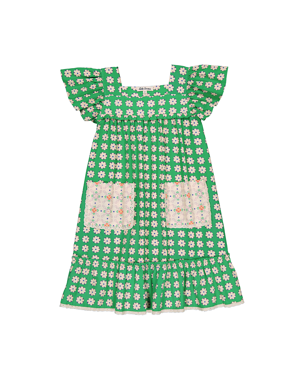 [HELLO SIMONE] Karinette dress Pomponette [4Y, 6Y]