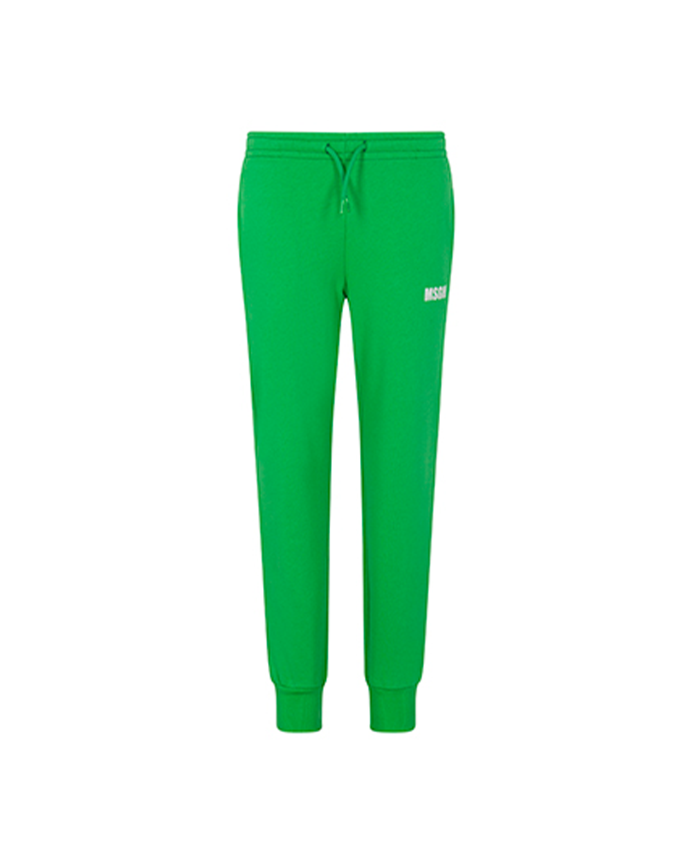 [MSGM] FLEECE PANTS JUNIOR UNISEX/ VERDE/GREEN