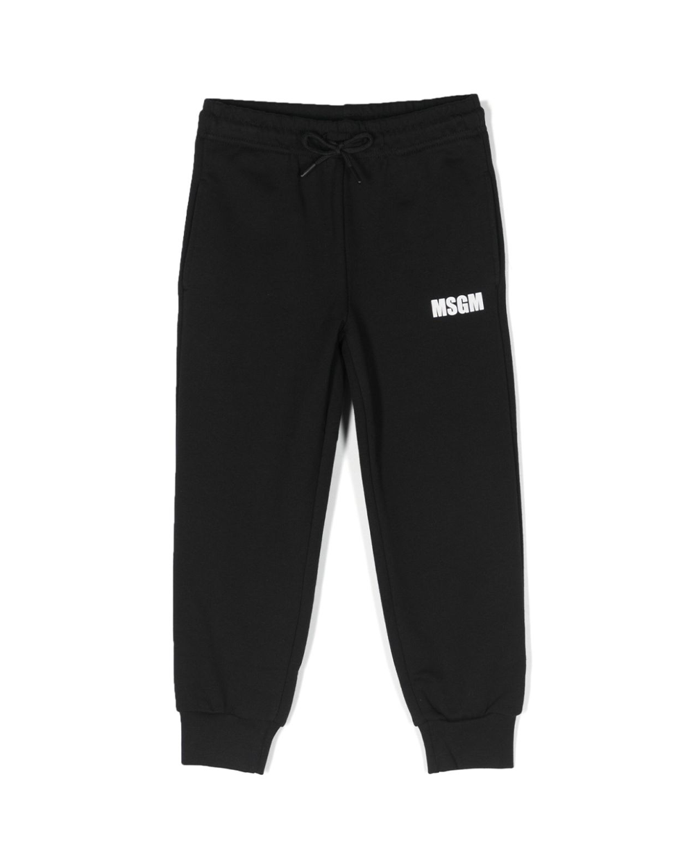 [MSGM] FLEECE PANTS JUNIOR UNISEX/ NERO/BLACK [6Y, 8Y, 12Y]