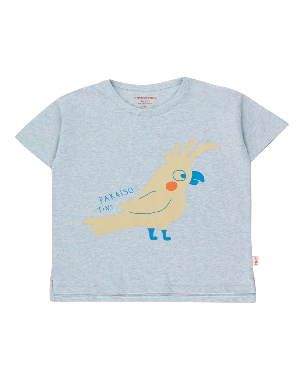 [TINY COTTONS]PAPAGAYO TEE /light blue heather [12Y]