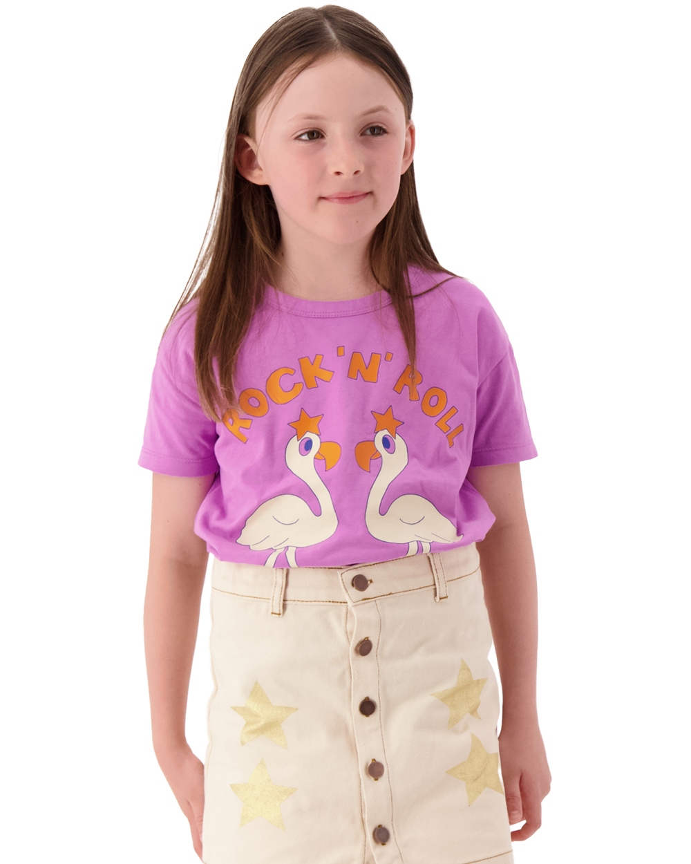 [TINY COTTONS] FLAMINGOS TEE [6Y]