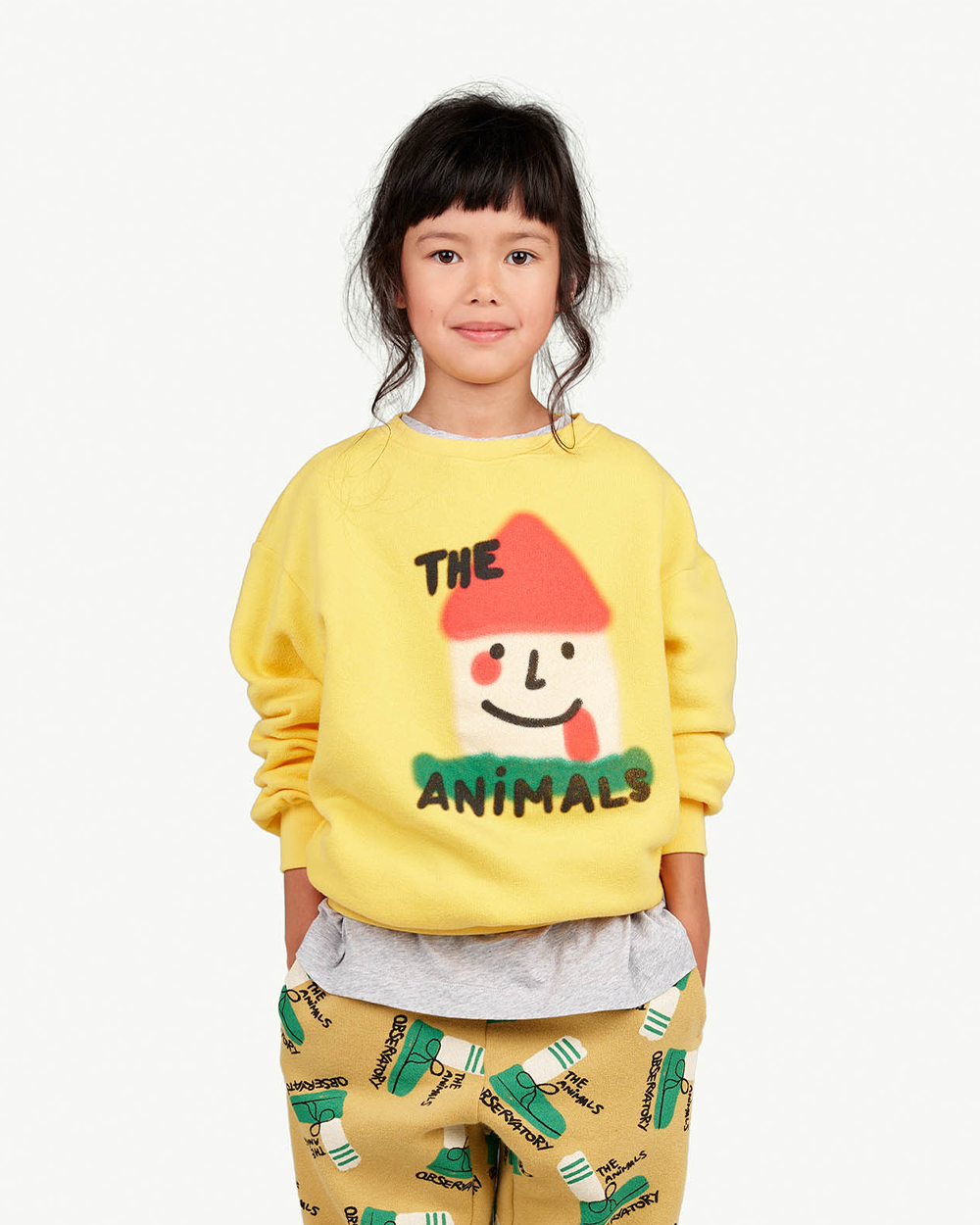 [TAO] BEAR KIDS SWEATSHIRT Yellow