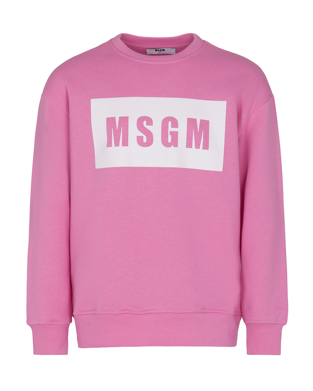 [MSGM] SWEATSHIRT JUNIOR UNISEX ROSA/PINK [12Y]