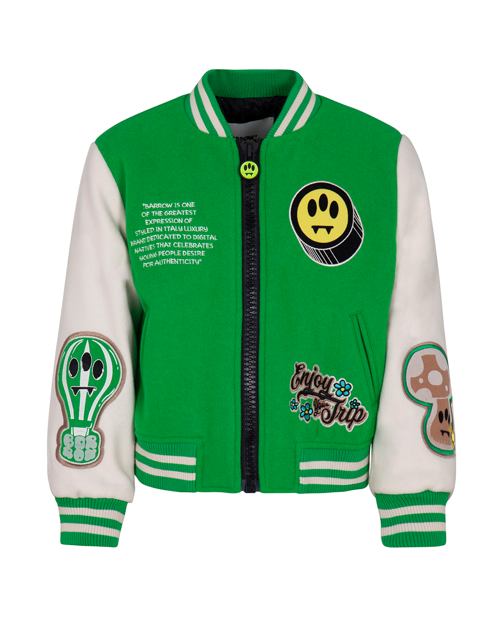 [BARROW] COLLEGE JACKET JUNIOR UNISEX - FERN GREEN [10Y]