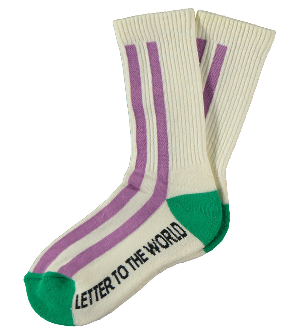 [LETTER TO THE WORLD] STRIPES SOCKS