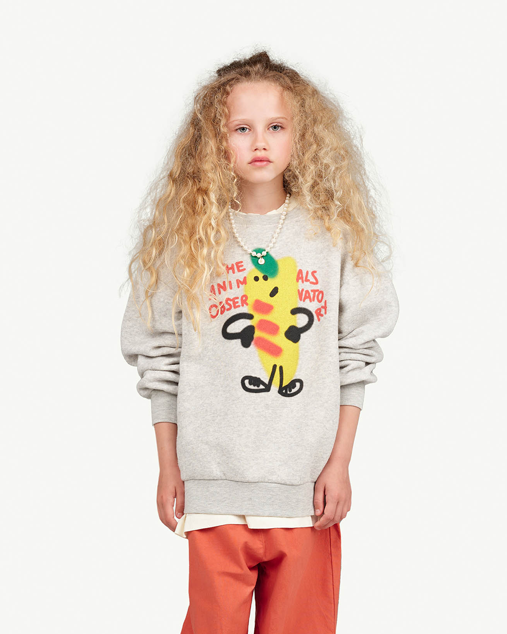 [TAO] BEAR KIDS SWEATSHIRT Grey