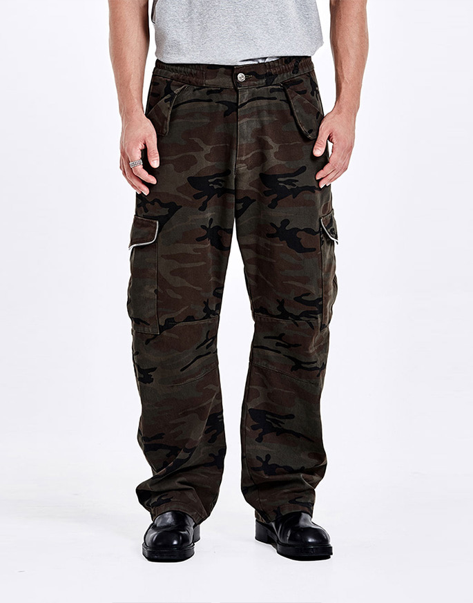 [51PERCENT] Banding cargo pants