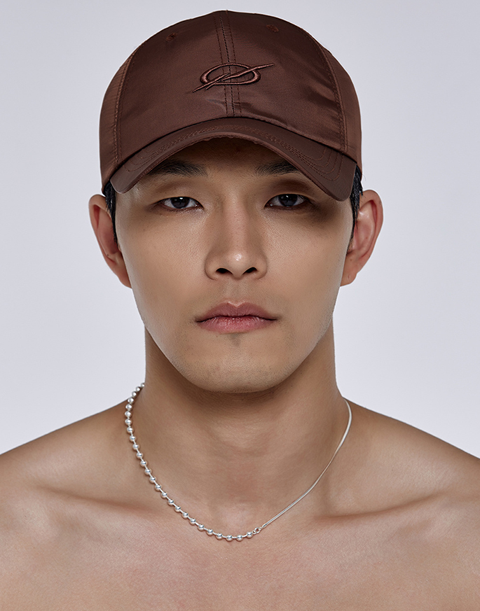 [51PERCENT] SHINY LOGO CAP _ Brown