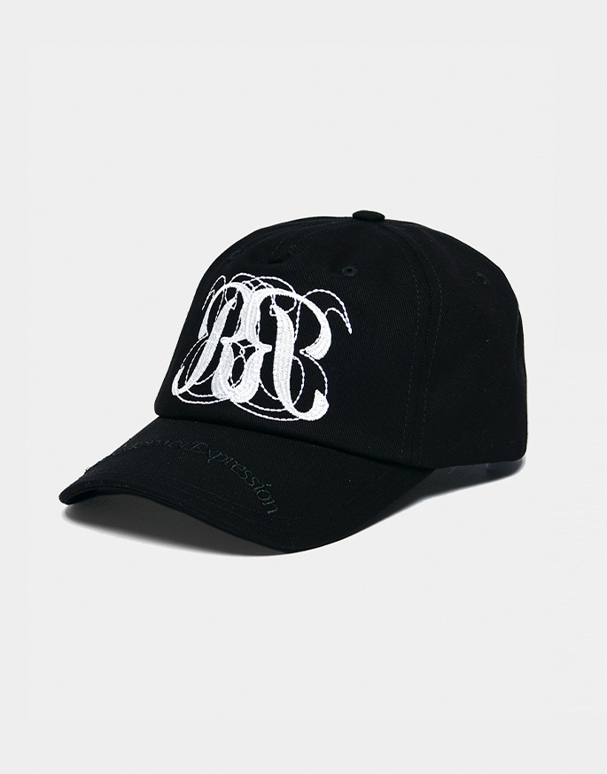 [CORD] &quot;RR&quot; EMBROIDERY CAP _ BK