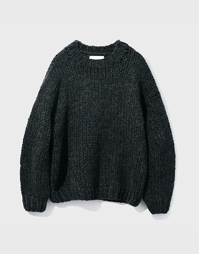 [CORD] HANDMADE CREW-NECK COZY KNIT_CC