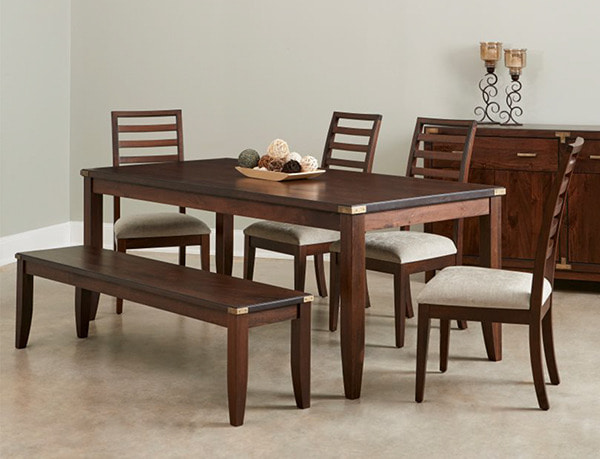 IKOL Kolbe Collection Dining Set6인 식탁세트 (테이블1ea+사이드체어4ea+벤치1ea)