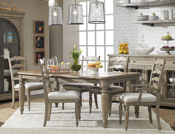 750-096 Nashville Collection Dining Set6인 식탁세트(테이블1ea+암체어2ea+사이드체어4ea)