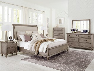 993 Richmond Collection Sleigh Bedroom Set - E/K size침대+화장대+거울+협탁 세트마지막 전시분 판매