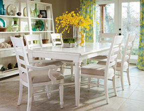 424 Sea Breeze Collection Dining Set6인 식탁 세트(테이블+암체어2ea+사이드체어4ea)