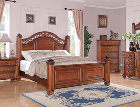 BQ600 Barkley Square Collection Bedroom Set침대+화장대+거울+협탁 세트