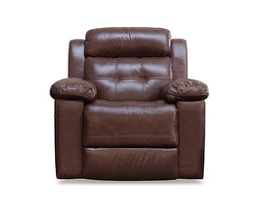 E1267 Collection 전자동 리클라이닝 체어 / 브라운전동 헤드레스트 각도조절 기능!Full Power Reclining &amp; Headrest