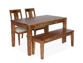 IPAT Patronila Collection Dining Set4인 식탁세트 (테이블1ea+사이드체어2ea+벤치1ea)