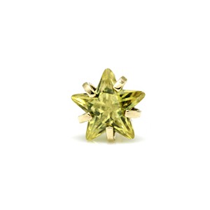 14k/18k Gold 큰 별 피어싱(바두께1mm, 1.2mm)