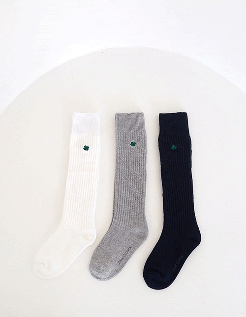 클로버 니삭스 - socks (3종1set)