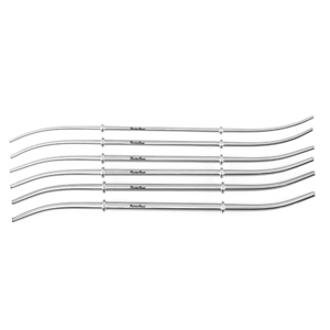 MH30-500 HANK Uterine Dilators, 10-1/2&quot;(26.7cm), double end, set of 6 Dilators in Khaki Roll