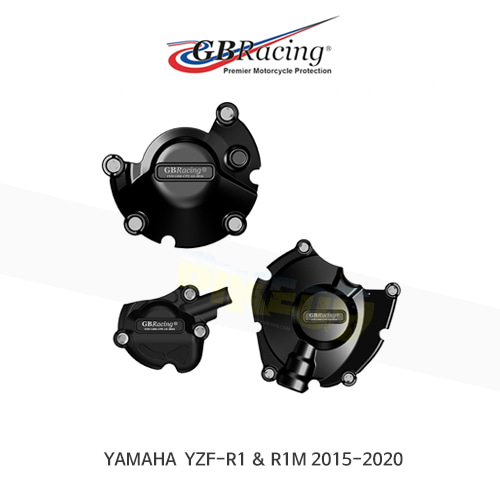 GB레이싱 엔진가드 프레임 슬라이더 야마하 YZF-R1/M 엔진 커버 세트 (15-20) EC-R1-2015-SET-GBR