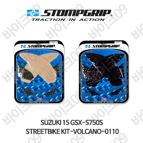 스즈키 15 GSX-S750S STREETBIKE KIT-VOLCANO-0110 스텀프 테크스팩 오토바이 니그립 패드 #55-10-0110
