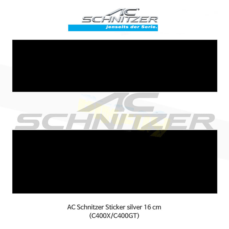 AC슈니처 BMW C400X/C400GT 로고 스티커 16cm (실버 색상) S88S