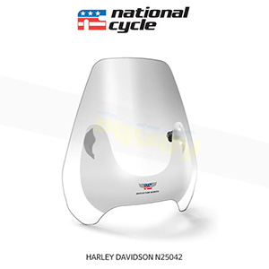 네셔널싸이클 할리데이비슨 HARLEY DAVIDSON 소프테일 디플렉터 스크린 퀵셋 1인치(25mm) 핸들용 윈드스크린 - 클리어 N25042