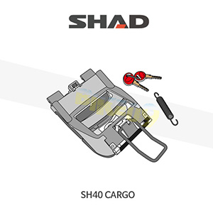 SHAD 샤드 탑케이스 SH40 CARGO 보수용 락세트 D1B45MAR
