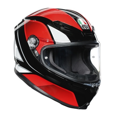 AGV K-6 HYPHEN 헬멧 (BLACK/RED/WHITE) 핀락증정