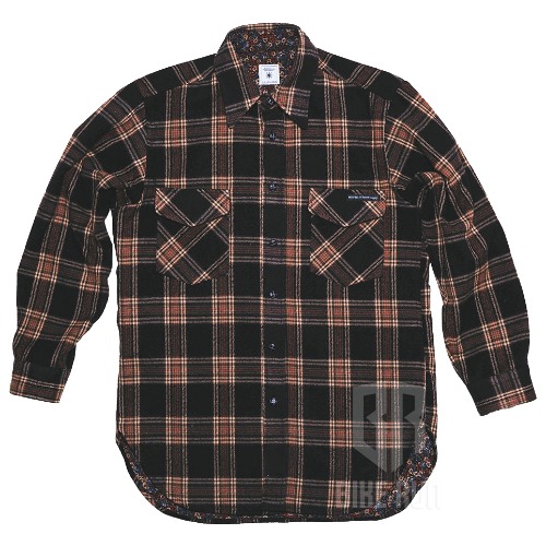 모빈스알 MOVINS.R AQUILA WOOL SHIRTS (BROWN PLAID) 라이더 셔츠