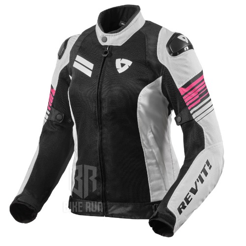 레빗 REV&#039;IT 여성용 APEX AIR H2O LADY JACKET (WHITE PINK) 방수 여름 라이더 자켓