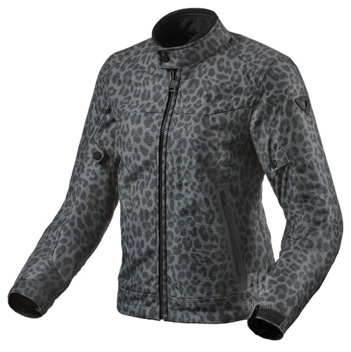 레빗 REV&#039;IT 여성용 SHADE H2O LADY JACKET (LEOPART DARK-GRAY) 라이더 자켓