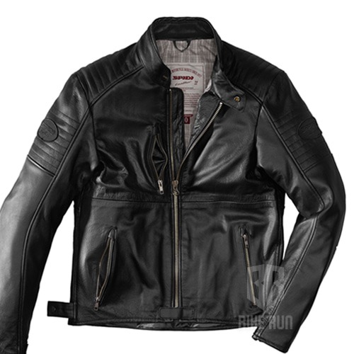 스피디 P205 CLUBBER LEATHER JACKET (EXTREME BLACK) 라이더 자켓